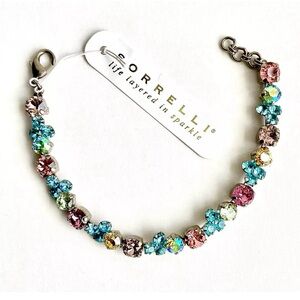 Sorrelli Classic Floral Crystal Bracelet